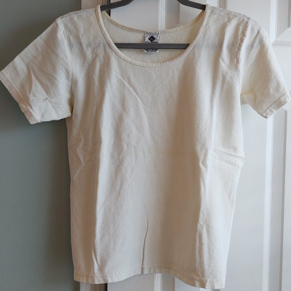 💓2FOR$8💓 Columbia ivory summer top size small